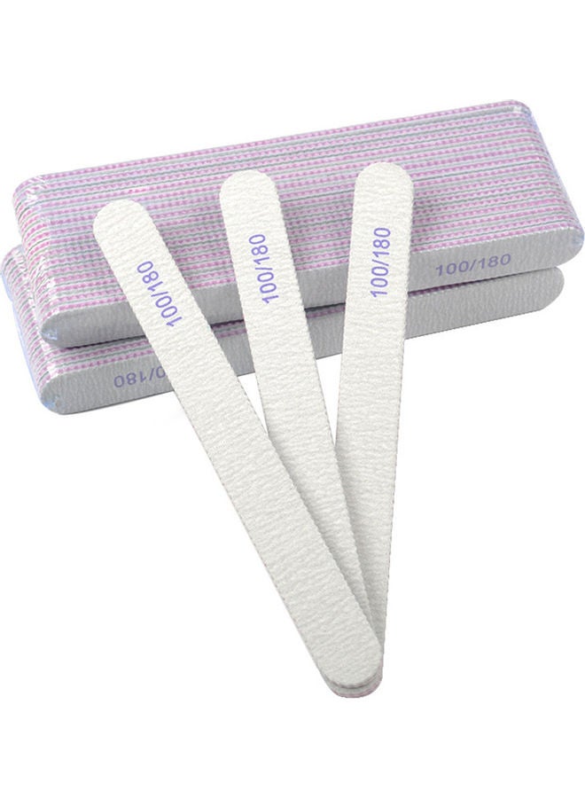 15-Piece Professional Nail File Set Silver - Image 5