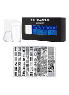 8-Piece Nail Stamping Starter Kit Multicolour