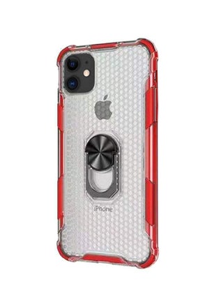 Protective Case Cover For Apple iPhone 11 Red/Clear - v1617174172/N30000996A_2