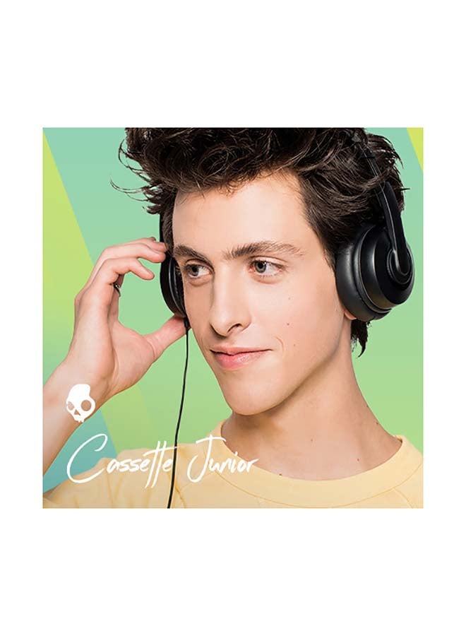 Skullcandy Cassette Junior Volume-Limiting Wired Over-Ear Headphone Black - Image 5
