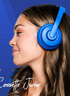 Skullcandy Cassette Junior Volume-Limiting Wired Over-Ear Headphone Cobalt Blue  - Image 5