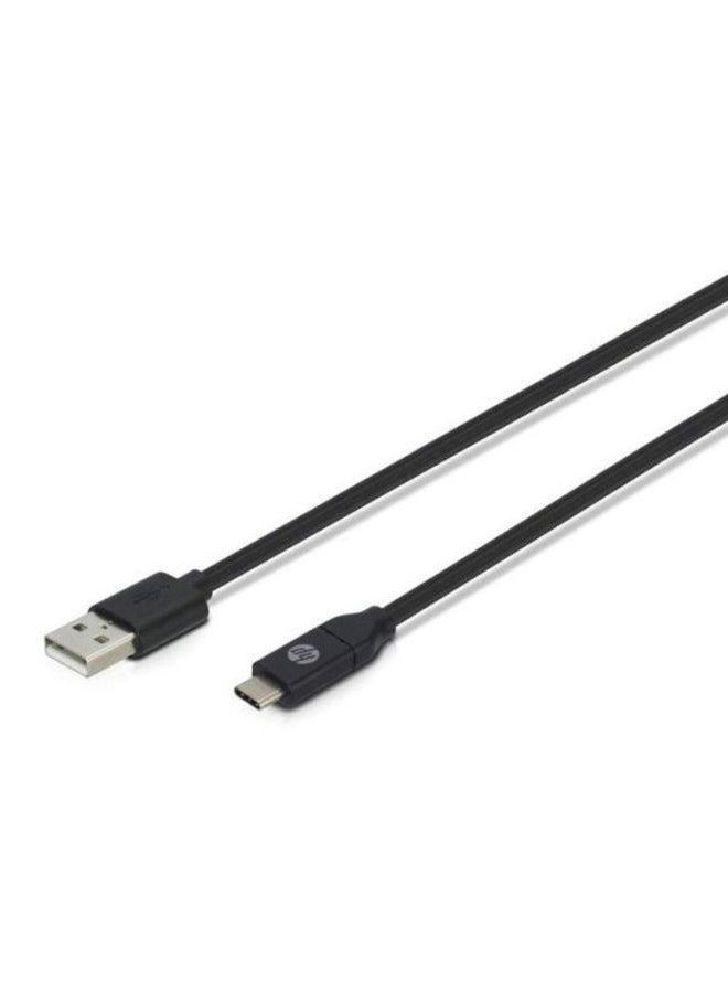 إتش بي - كابل شحن من منفذ USB C إلى USB A لنسخ البيانات أسود - Image 1