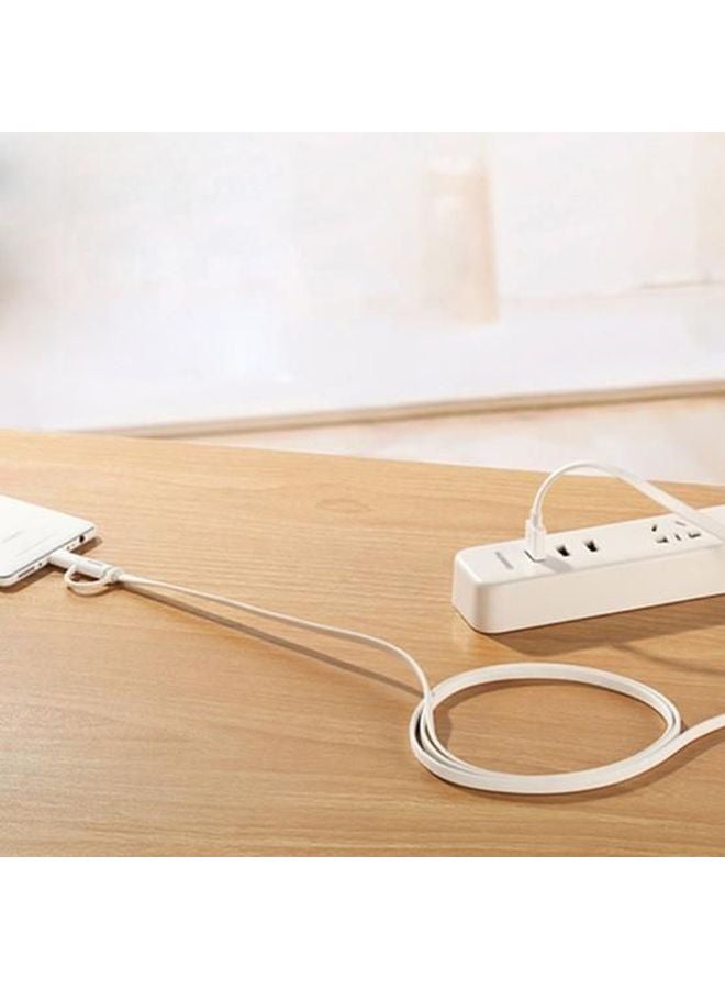 هواوي كابل 2 في 1، مايكرو USB و كابل نوع C أبيض/فضي  - Image 5