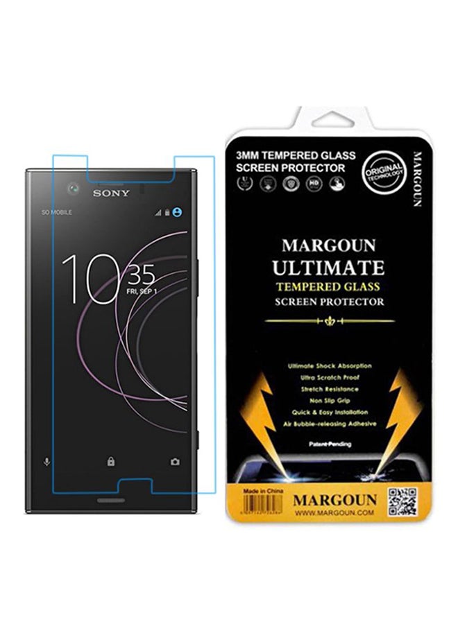 MARGOUN Ultimate Tempered Glass Screen Protector For Sony Xperia XZ1 Compact Blue/Clear - Image 2