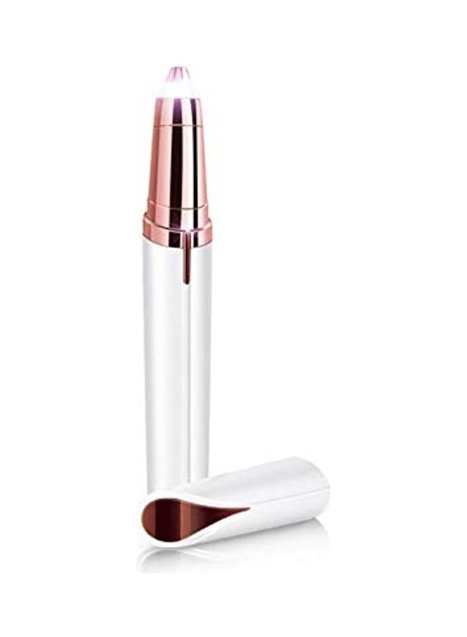 Electric Portable Facial Hair Remover White/Copper - Image 1