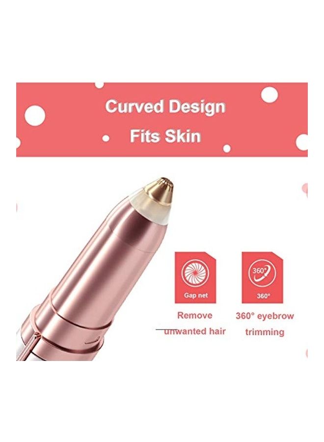 Electric Portable Facial Hair Remover White/Copper - Image 2