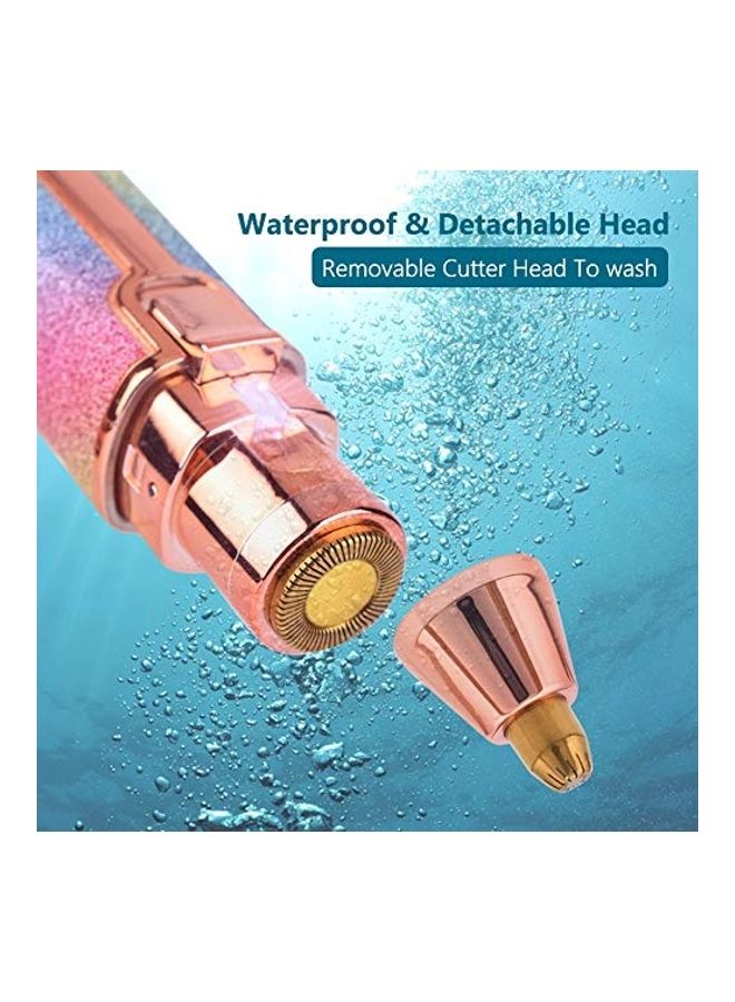2 In 1 Facial Hair Remover And Eyebrow Trimmer Multicolour - Image 4