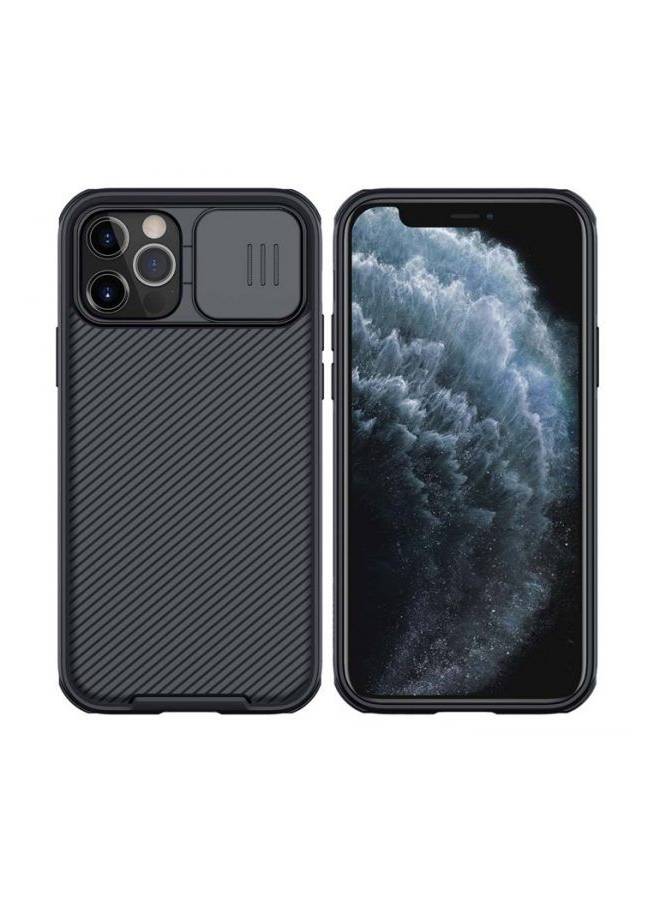 Nillkin CamShield Pro Case with Slide Camera Cover For Apple iPhone 12 / 12 Pro Black - Image 1