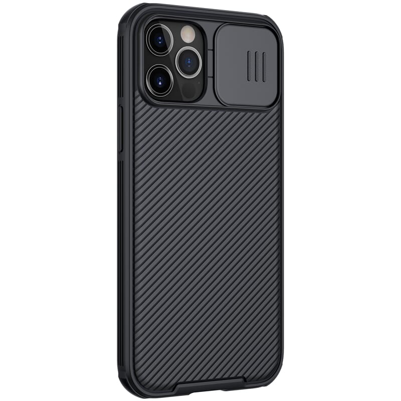 Nillkin CamShield Pro Case with Slide Camera Cover For Apple iPhone 12 / 12 Pro Black - Image 3