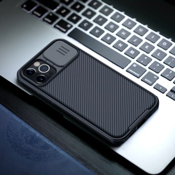 Nillkin CamShield Pro Case with Slide Camera Cover For Apple iPhone 12 / 12 Pro Black - Image 4