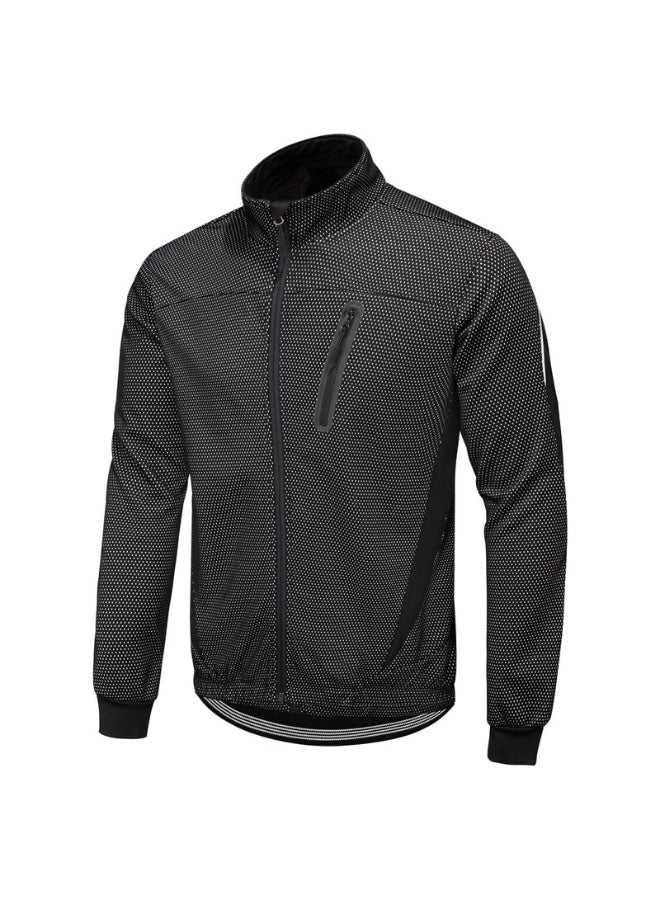 Thermal Fleece Cycling Jacket Black 