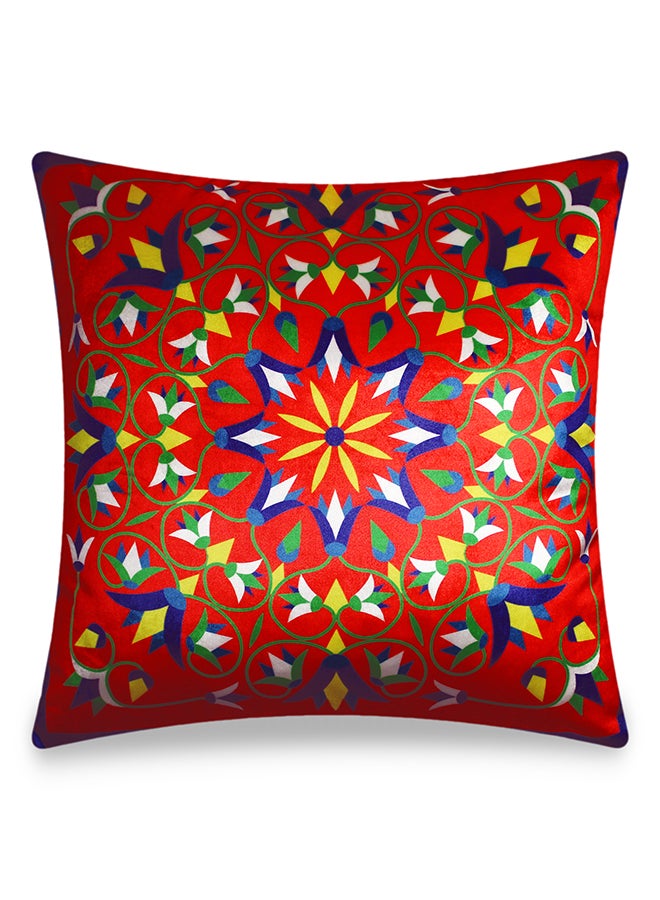 Ramadan Kareem Printed Velvet Cushion Cover Multicolour 45 x 45cm - v1617179282/N45782490A_1