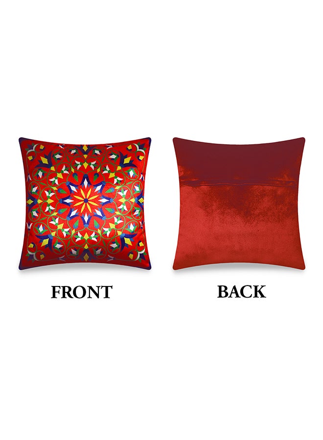 Ramadan Kareem Printed Velvet Cushion Cover Multicolour 45 x 45cm - v1617179283/N45782490A_4