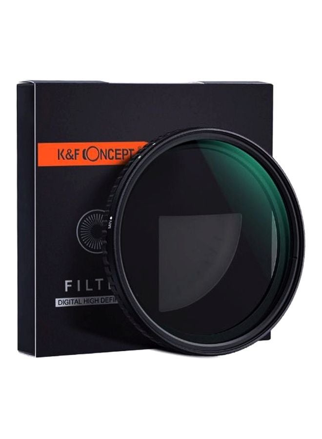K&F Concept - Ultra-thin Adjustable Variable Neutral Density ND2-ND32 Filter Black - Image 1