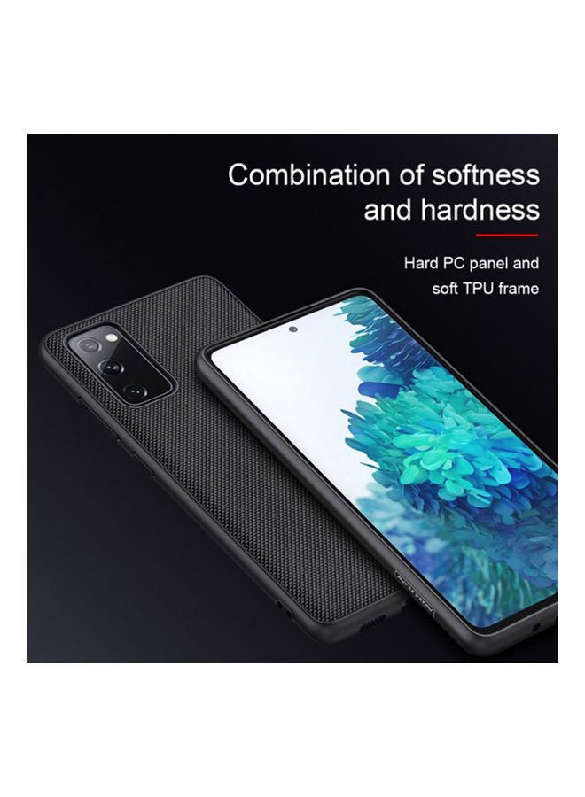 Nillkin Textu Nylon Fiber Case For Samsung Galaxy S20 FE 2020 Black - Image 4