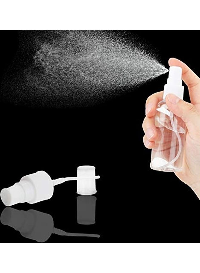Generic 24-Piece Refillable Plastic Mist Spray Bottle 2oz Clear - Image 3