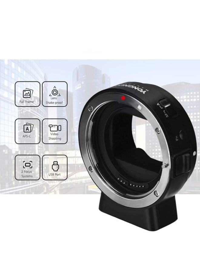 YONGNUO Lens Mount Adapter Ring With Auto Focus Black/Silver  - Image 3
