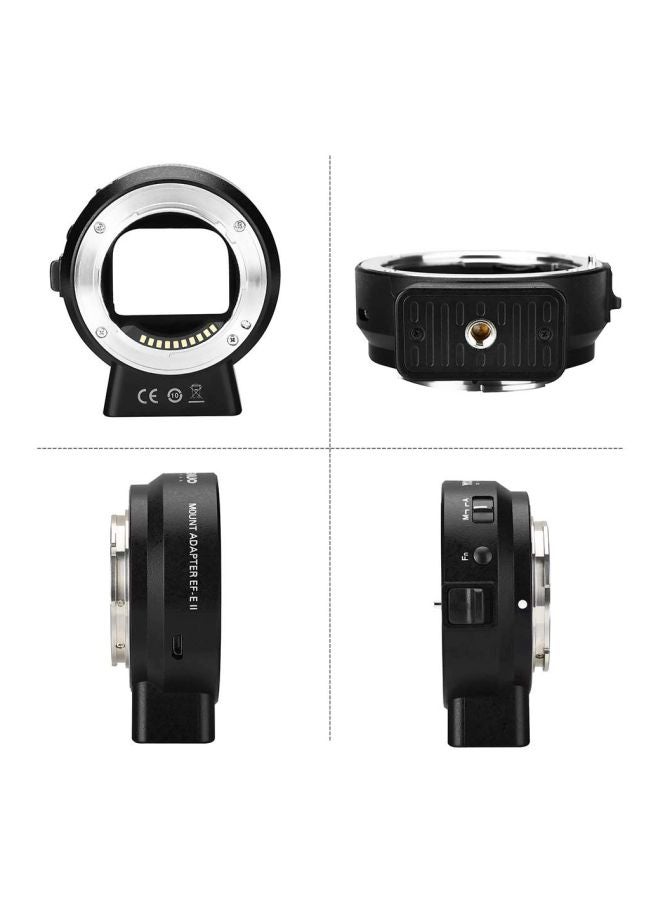 YONGNUO Lens Mount Adapter Ring With Auto Focus Black/Silver  - Image 5