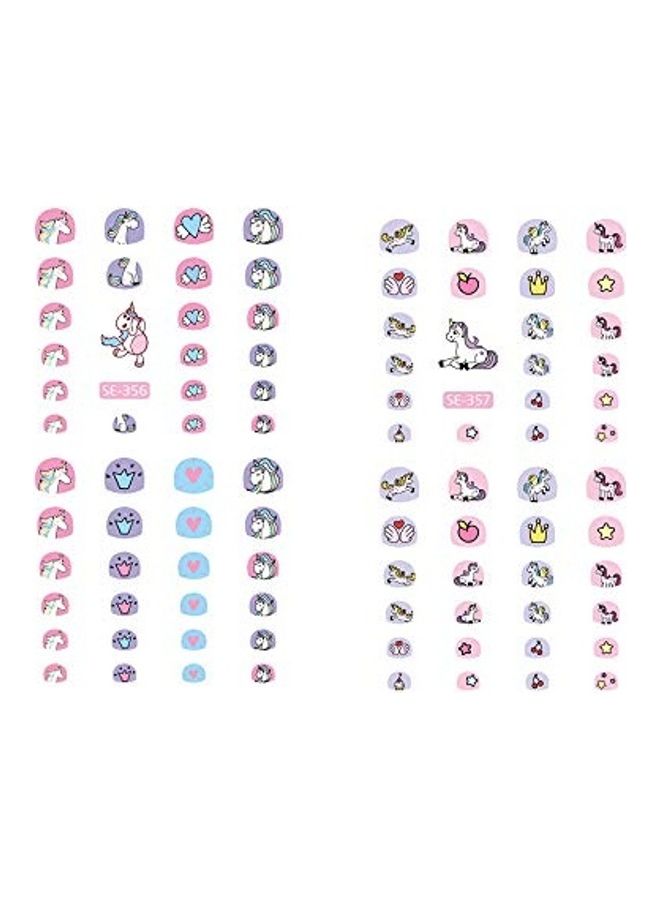 500-Piece Nail Art Stickers for Kids Multicolour - Image 3