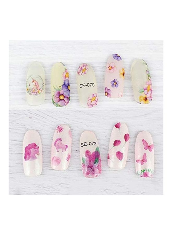 500-Piece Nail Art Stickers for Kids Multicolour - Image 4