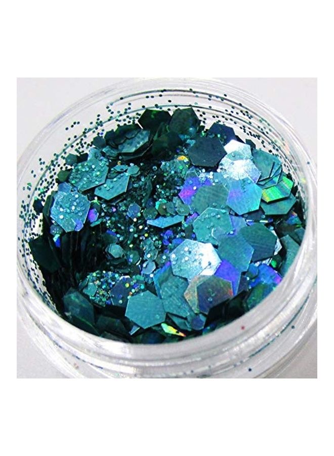 Generic 12-Piece Holographic Festival Glitters Nail Art Multicolour  - Image 3