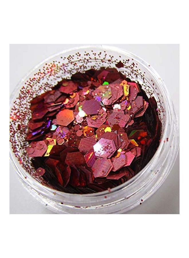 Generic 12-Piece Holographic Festival Glitters Nail Art Multicolour  - Image 5