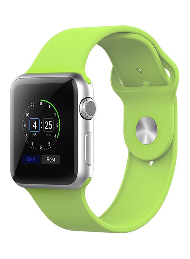 Ozone - Silicone Sport Replacement Wristband Strap For Apple Watch 42mm Green - Image 1