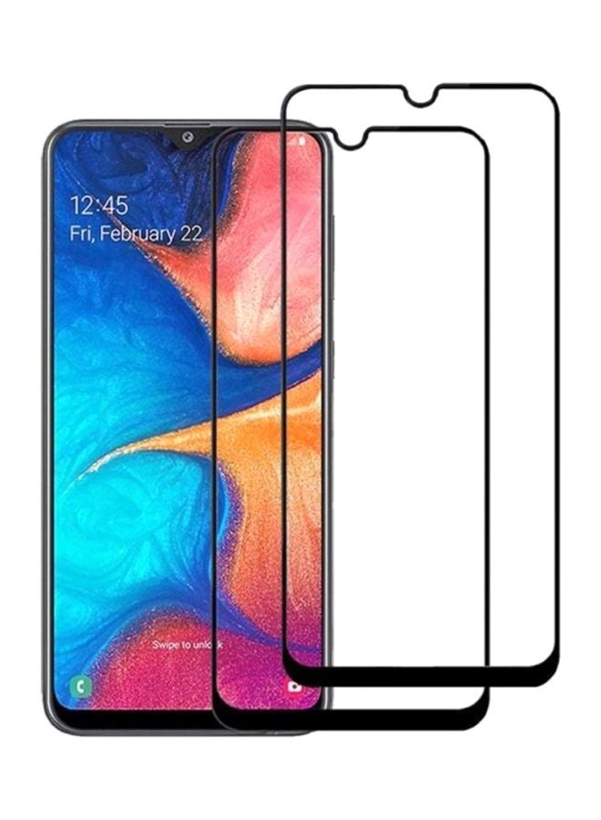 مارجون طقم لاصقات حماية للشاشة 3D مكون من قطعتين لهاتف سامسونج جالاكسي M21S أسود/شفاف - Image 1