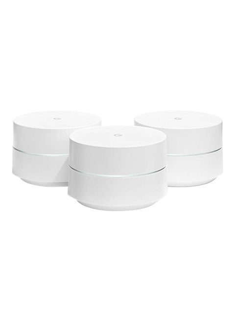 Fi System for Whole Home Coverage Upto 4 bedrooms, Pack of 3 Snow