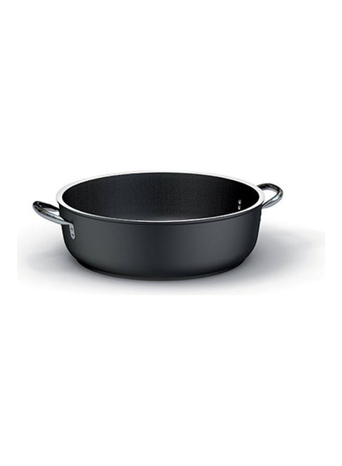 Cooking Pot With Handles Black 40cm