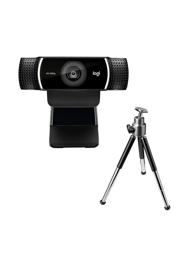 Logitech C922 1080P Pro Stream Webcam Black  - Image 4