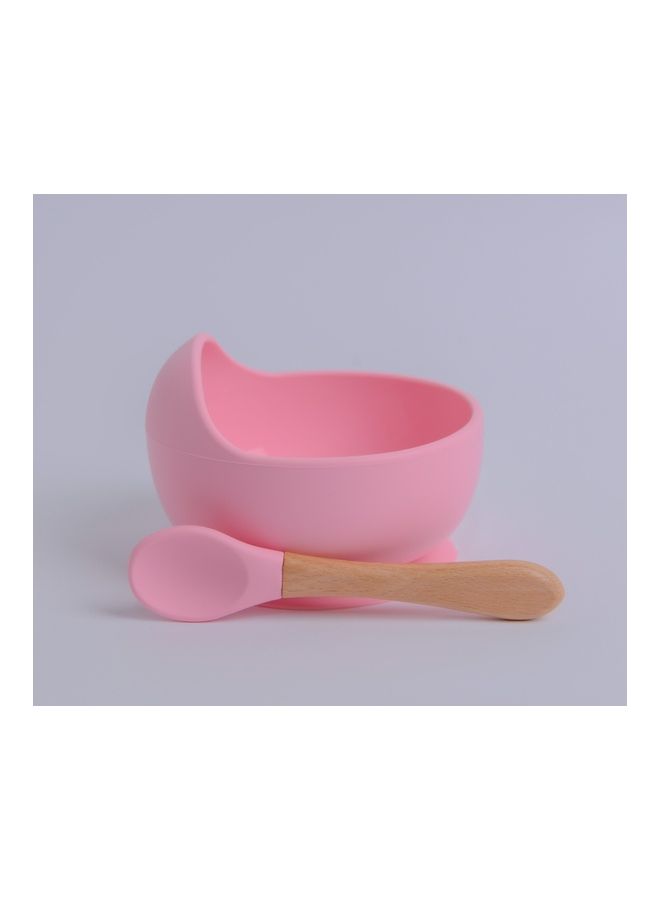 Lion Llama - Silicone Bowl and Spoon Baby Feeding Set - Image 1