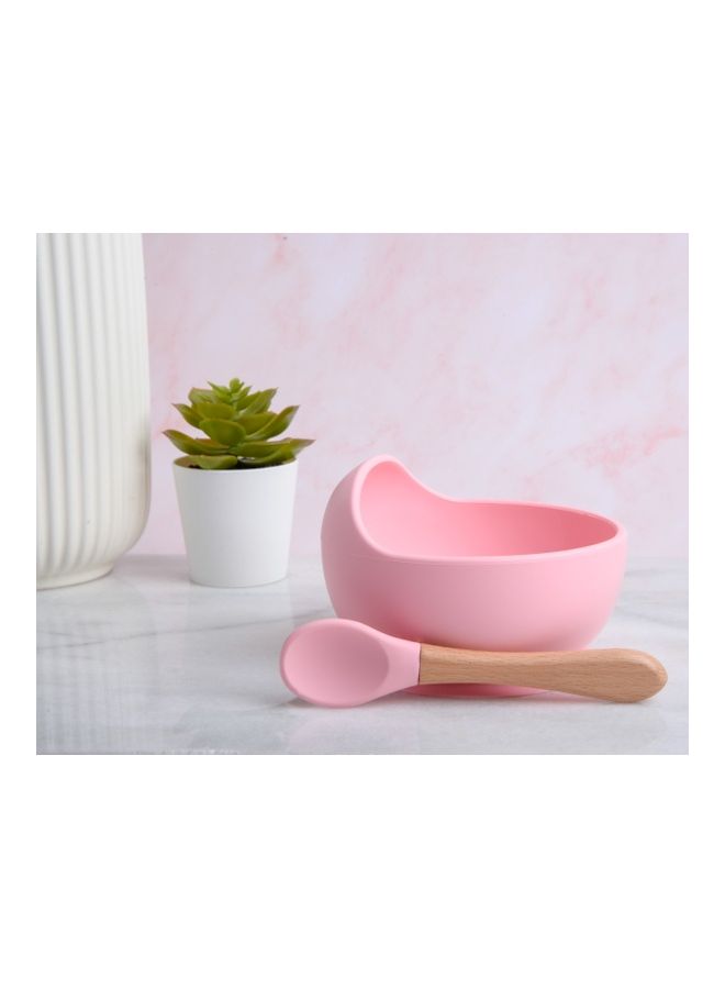 Lion Llama - Silicone Bowl and Spoon Baby Feeding Set - Image 1