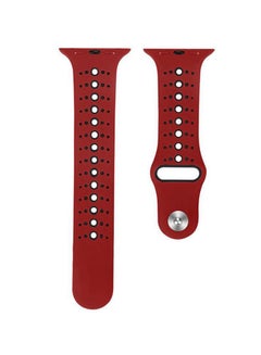 Replacement Band For Apple Watch Series 1/2/3/4 40mm Red/Black
