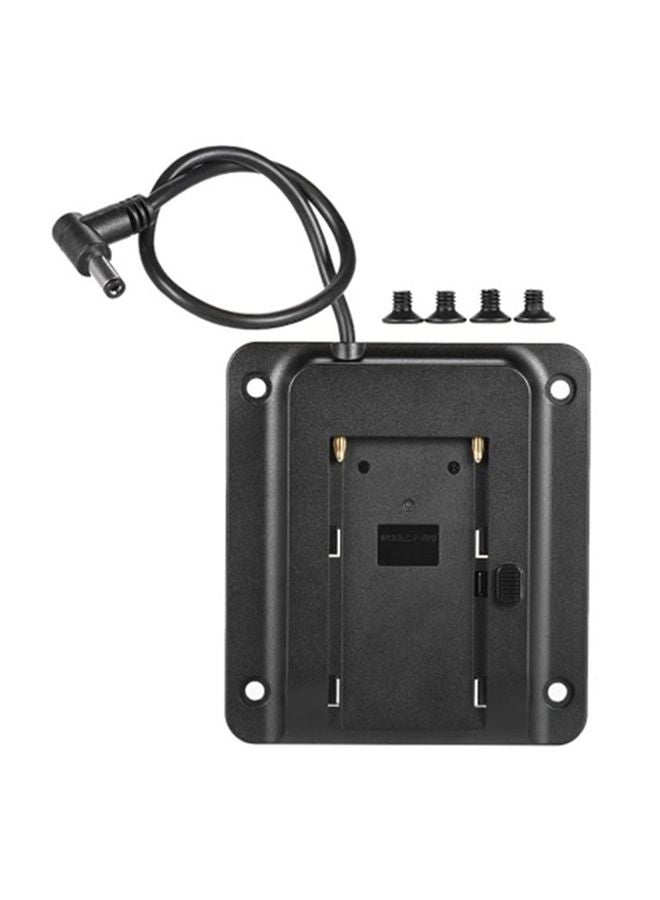 أندوير قاعدة محول لبطارية سوني NP-F970/F550/F770/F970/F960/F750 أسود - Image 1