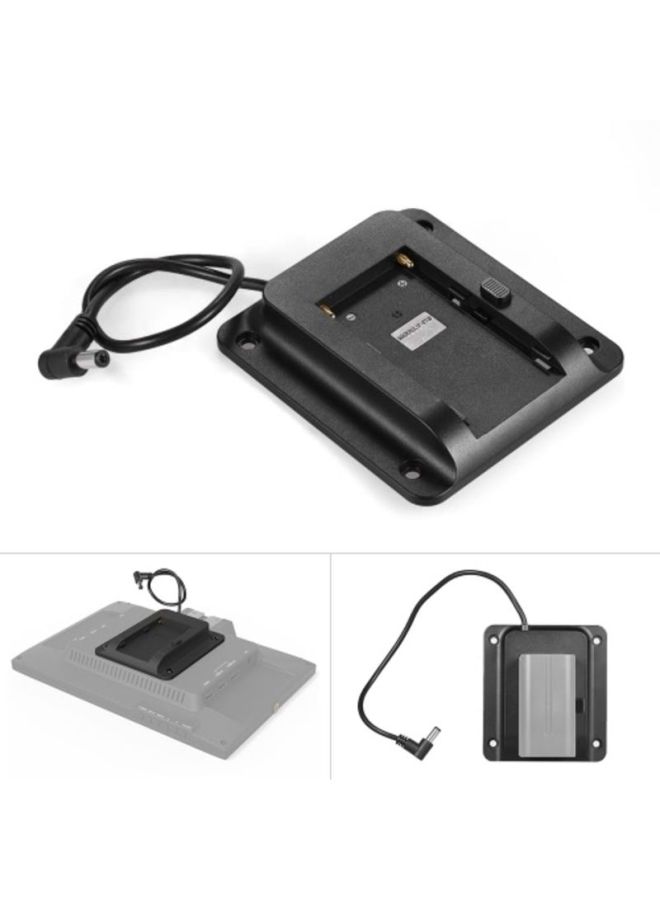 أندوير قاعدة محول لبطارية سوني NP-F970/F550/F770/F970/F960/F750 أسود - Image 2