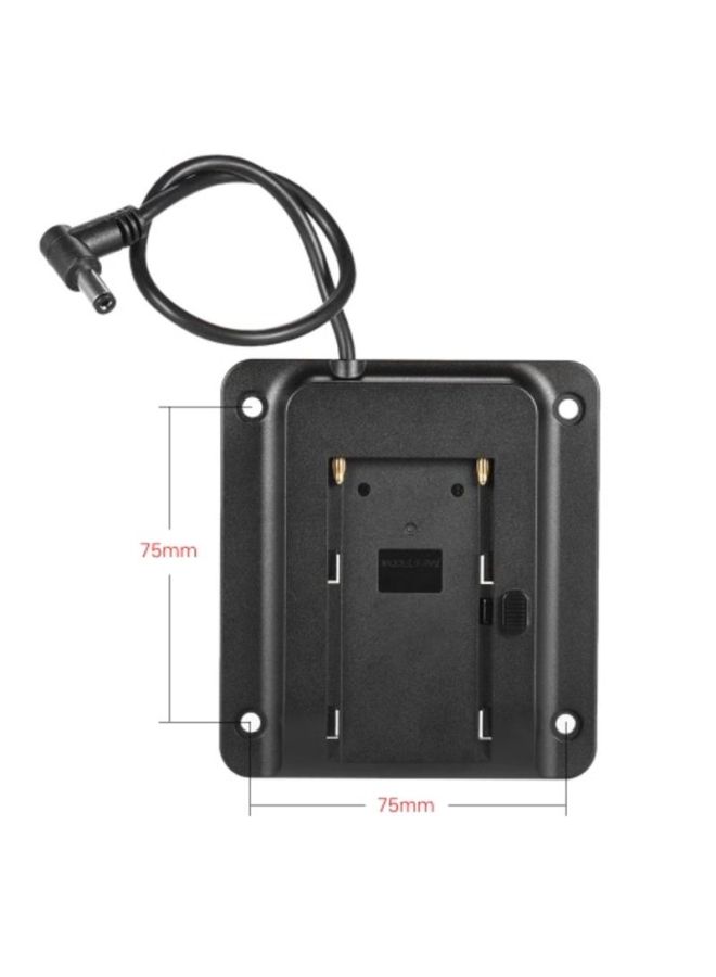 أندوير قاعدة محول لبطارية سوني NP-F970/F550/F770/F970/F960/F750 أسود - Image 5