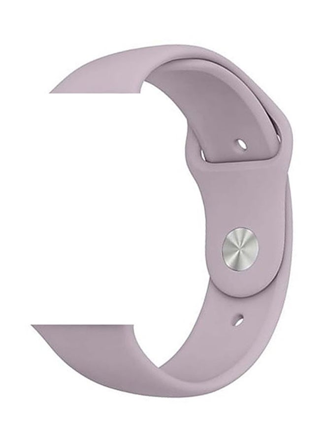 MARGOUN - Apple Watch Band 42mm/44mm/45mm Silicone Sport Watch Strap Lavender - Image 1