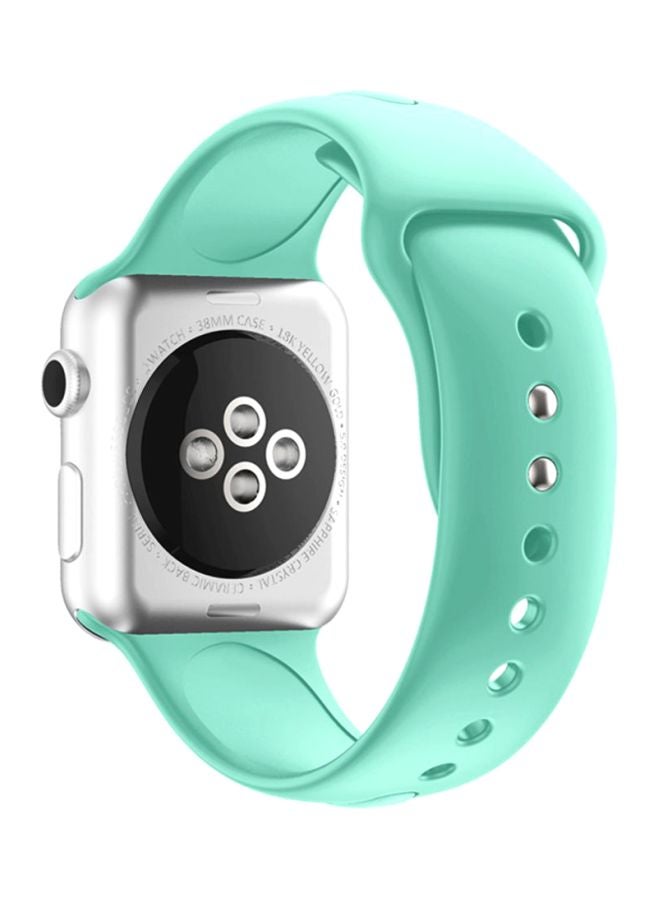 Voberry Replacement Band For Apple Watch Series 3 42mm Mint Green - Image 3