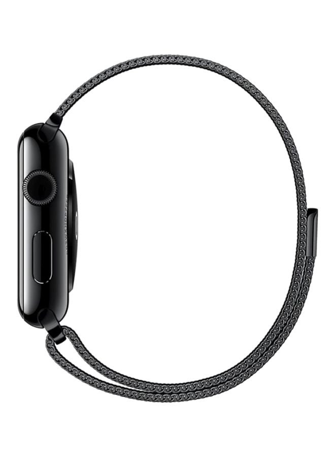 Apple - Interchangeable Band For Apple Watch 38mm Black - Image 1