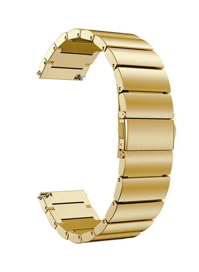 Voberry Replacement Metal Band For Samsung Galaxy Watch Gold - Image 1
