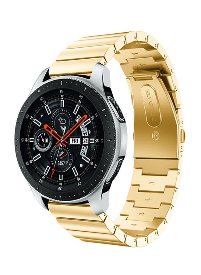Voberry Replacement Metal Band For Samsung Galaxy Watch Gold - Image 2