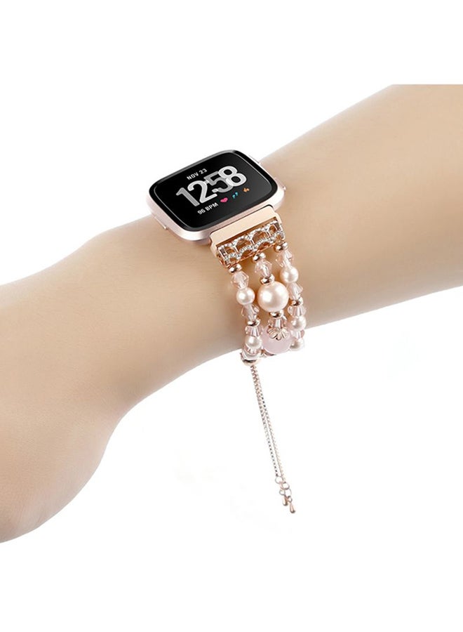 Voberry Replacment Band Strap For Fitbit Versa Pink - Image 5