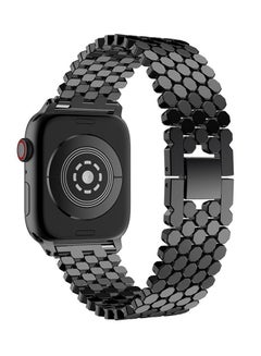 Voberry Replacement Band Loop Strap For Apple Watch Series 4 44mm Black  - Image 3