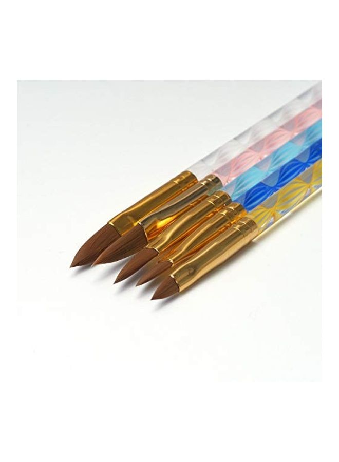 Acrylic Nail Art Drawing Painting Brush Pen Set Multicolour - Image 3