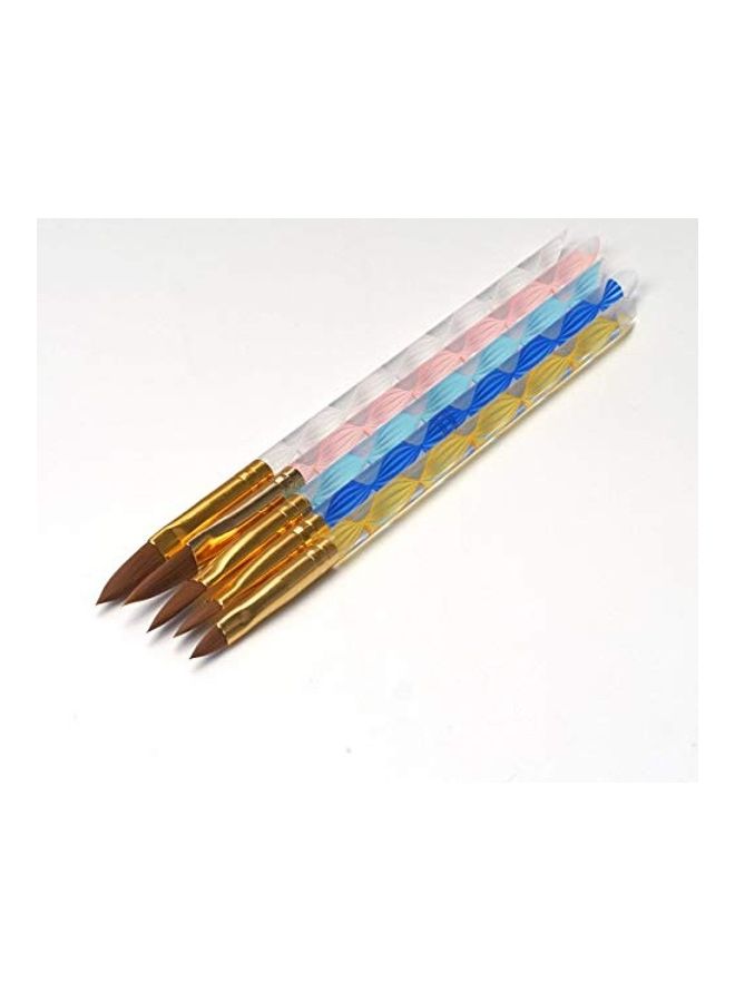 Acrylic Nail Art Drawing Painting Brush Pen Set Multicolour - Image 5