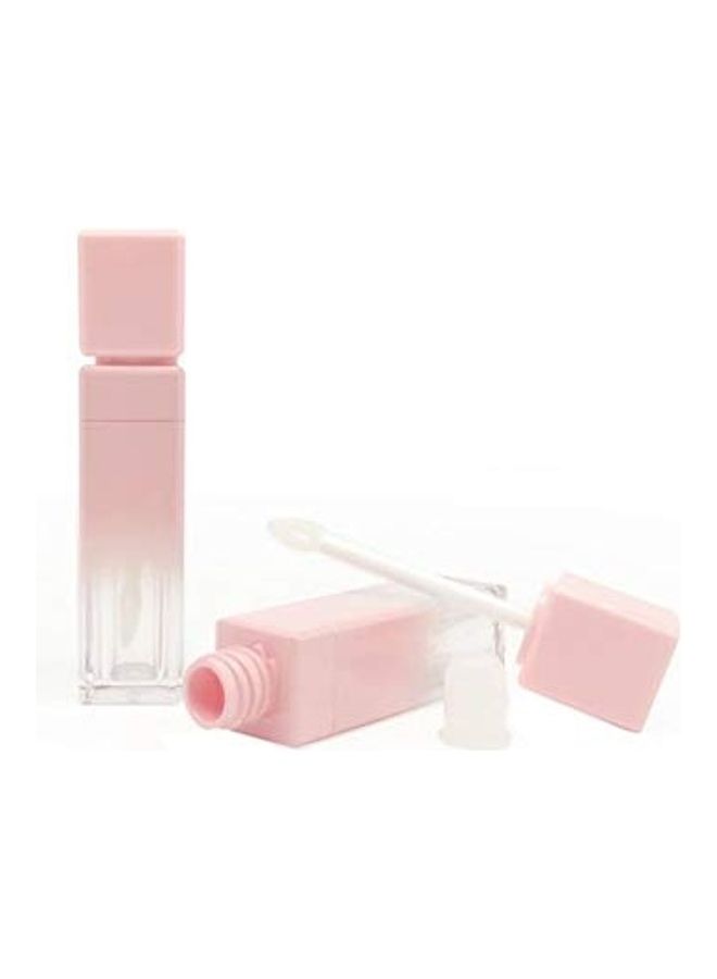 5-Piece 8ml Empty Refillable Lip Gloss Tube Pink - Image 4