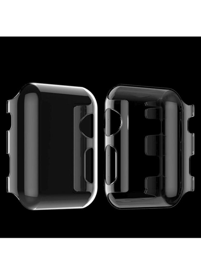 Voberry Interchangeable Band With Case Cover And Adapter For Apple Watch 42mm Clear  - Image 2