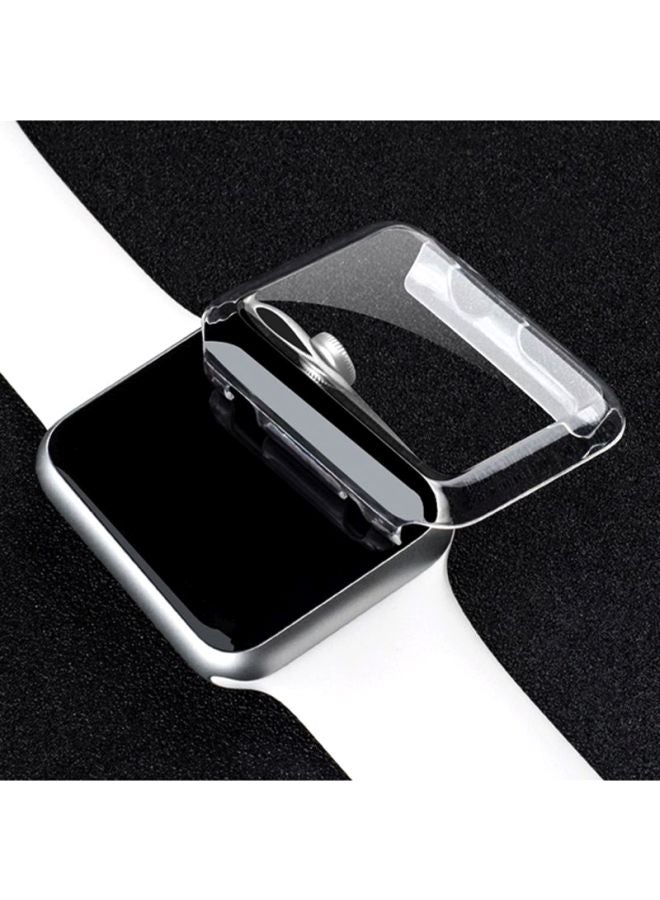 Voberry Interchangeable Band With Case Cover And Adapter For Apple Watch 42mm Clear  - Image 3