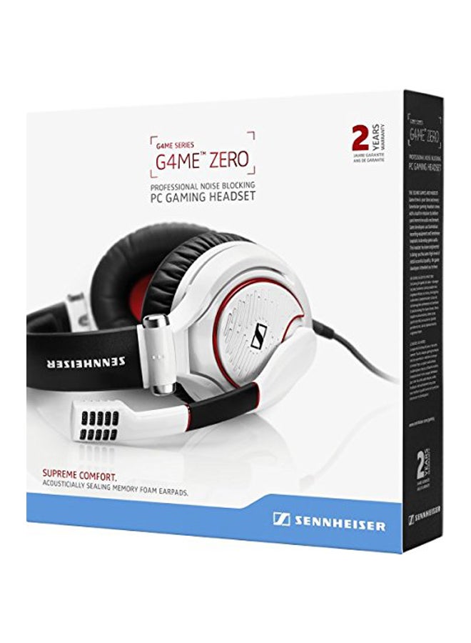 Sennheiser - Game Zero PC Gaming Headset Black/White/Red - Image 1